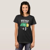 男の子のばか私は3誕生日3th Garbage Tr Tシャツ (正面フル)