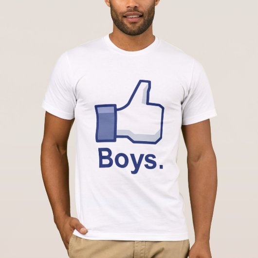 男の子のように Tシャツ (正面)