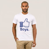 男の子のように Tシャツ (正面フル)
