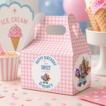 男の子のアイスクリームトラック 2歳の誕生日お祝い