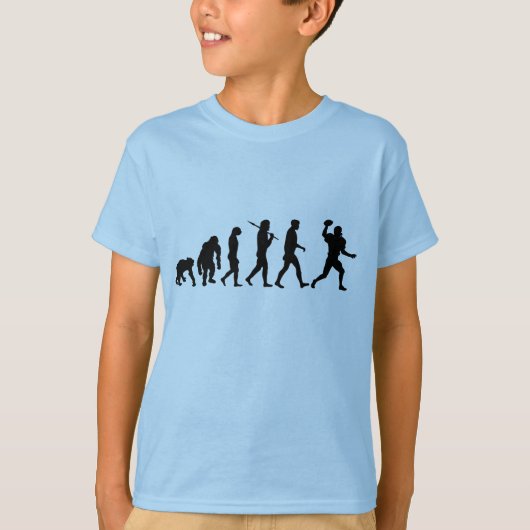 男の子のアメリカン・フットボールのワイシャツ Tシャツ (正面)