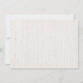 男の子のウッドランド動物の最初の誕生日の写真1 招待状 (裏面)