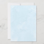 男の子のオフィシャルワンの誕生日の招待状O-fish-al 招待状 (裏面)