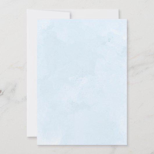 男の子のオフィシャルワンの誕生日の招待状O-fish-al 招待状 (裏面)