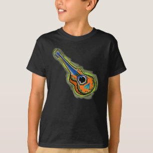 男の子のギターのワイシャツ Tシャツ