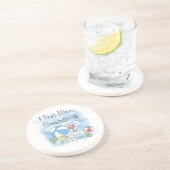 男の子のギフトの初めての祖母 コースター (側面)