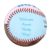 男の子のクアッドブルーピンクの写真 野球ボール (正面左)