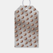 男の子のクマベアリーウェイトアメリカンフットボールベイビーシャワー ギフトタグ (裏面)