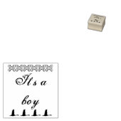 男の子のゴム印だ ラバースタンプ (押印)