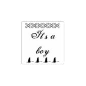 男の子のゴム印だ ラバースタンプ (インプリント)