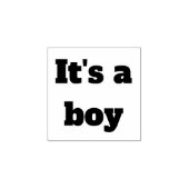 男の子のゴム印だ ラバースタンプ (インプリント)