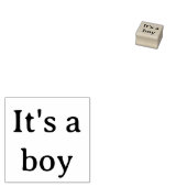 男の子のゴム印だ ラバースタンプ (押印)