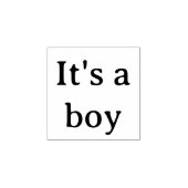 男の子のゴム印だ ラバースタンプ (インプリント)