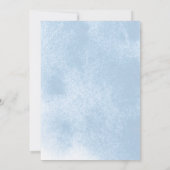 男の子のシャワーだ 招待状 (裏面)