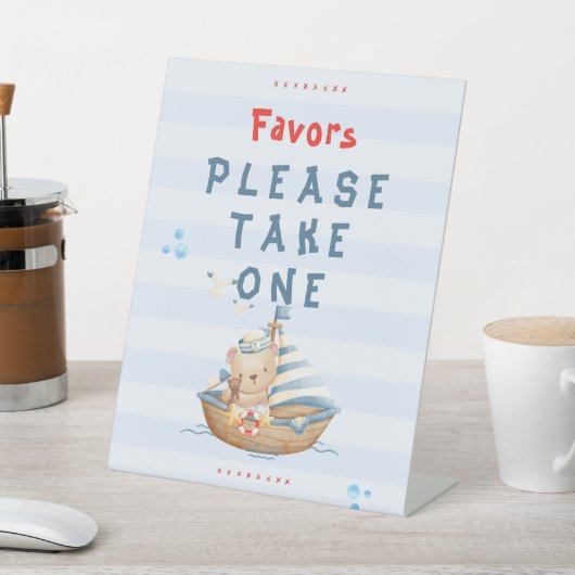 男の子のシャワーを浴びる 台座サイン (インサイチュ)