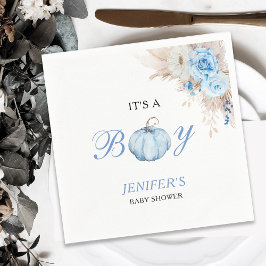 男の子のシャワーカボチャだ スタンダードカクテルナプキン