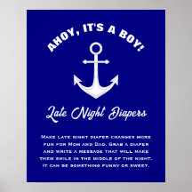 男の子のシャワークール夜遅くのおむつを吸う