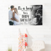 男の子のシャワーモダンバナー 横断幕 (インサイチュ)