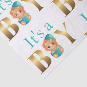 男の子のシャワー恐竜ラッピング紙 薄葉紙 (詳細)