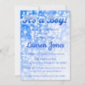 男の子のシャワー招待状 招待状 (正面)