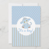 男の子のシャワー招待状 招待状 (正面)