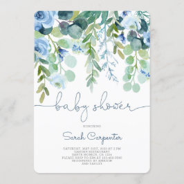 男の子のシャワー 招待状