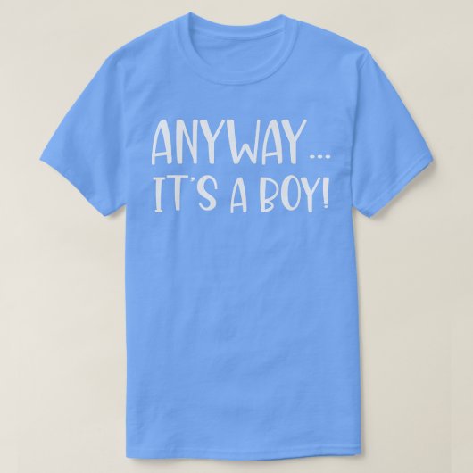 男の子のジェンダーの暴露だ Tシャツ (デザイン正面)