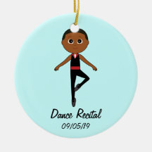 男の子のダンサー: ダンスの演奏会の記念するオーナメント