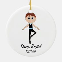 男の子のダンサー: ダンスの演奏会の記念するオーナメント