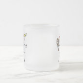 男の子のテニス選手のTシャツおよびギフト フロストグラスマグカップ (中央)