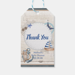 男の子のテーマだ航海の ギフトタグ