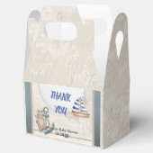 男の子のテーマの赤航海のちゃんシャワーを浴びる フェイバーボックス (オープン)