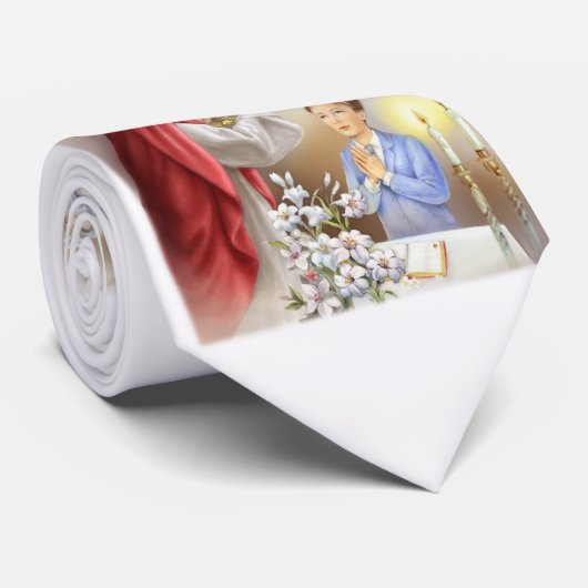 男の子のネクタイのための最初の神聖な聖餐式 ネクタイ (ロール)