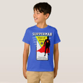 男の子のノベルティすごいのヒーローの男性の食事 Tシャツ (正面フル)