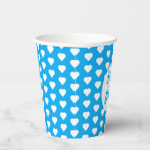 男の子のハート 紙コップ (右)
