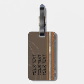 男の子のバスケットボールのバッグのラベル ラゲッジタグ (裏面縦)