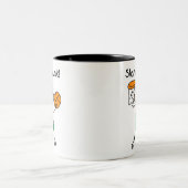 男の子のバスケットボールの確実 ツートーンマグカップ (中央)