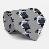 男の子のパグのタイ ネクタイ (ロール)