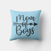 男の子のパーソナライズされたママ クッション (裏面)