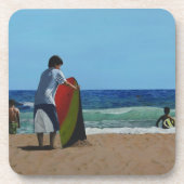 男の子のビーチプラスチックばいせん コースター (正面)