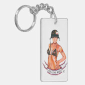 男の子のピンナップKeychainのため キーホルダー (正面左)