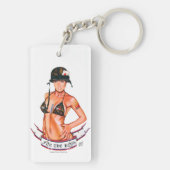 男の子のピンナップKeychainのため キーホルダー (裏面)