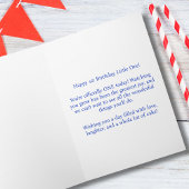 男の子のファーストバースデーフォト ブルー ゴールドバルーン かわいい カード