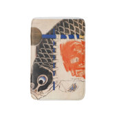 男の子のフェスティバルのためのKuniyoshiの旗 バスマット (正面縦)