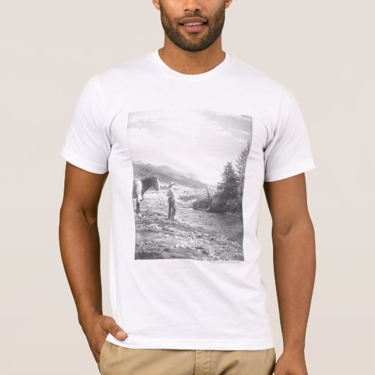 男の子のフライフィッシング Tシャツ (正面)