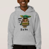 男の子のフード付とスウェットシャツ (正面)