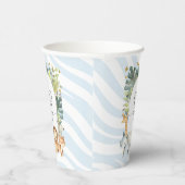 男の子のベビーシャワーにおすすめのジャングルサファリ動物 紙コップ (右)