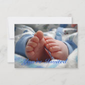 男の子のベビーシャワーの招待状 招待状 (正面)