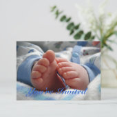 男の子のベビーシャワーの招待状 招待状 (スタンド正面)