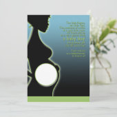 男の子のベビーシャワーの招待 招待状 (スタンド正面)